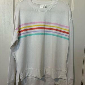 BP Multicolor Striped Crewneck Sweater